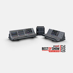 RIVAGE PM5和PM3数字混音系统，实力斩获IBC 2020 Best of Show大奖